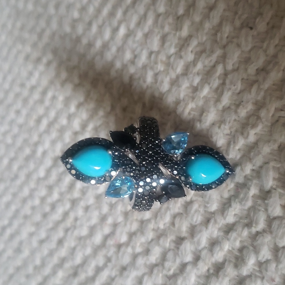 Sterling silver turquoise ring